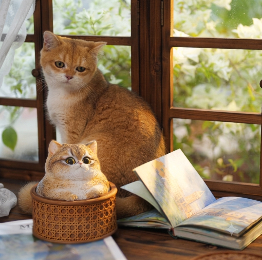 Petlyx | Sanat ve Sevimlilik Bir Arada: Dekoratif Kedi Heykeli